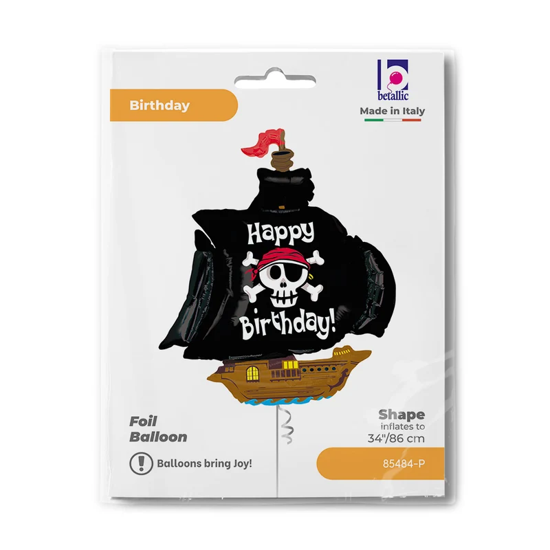 Shape Folienballon FormII HB Piratenschiff 117 cm