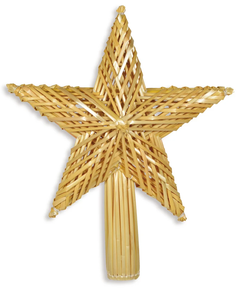 Weihnachtsbaumschmuck Strohsterne - Christbaum Anhänger Sortiert | Auswahl