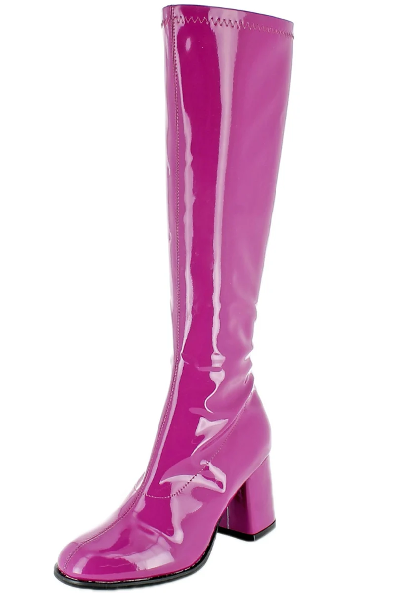 Gogo Damen Lackstiefel normale Schaftweite | Beere