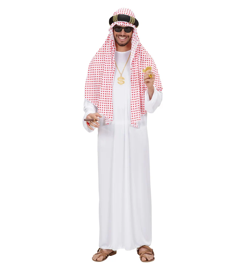 Herren Kostüm "Arabischer Scheich" | Tunika und Kopfbedeckung