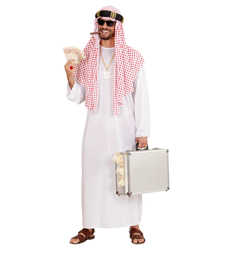 Herren Kostüm "Arabischer Scheich" | Tunika und Kopfbedeckung