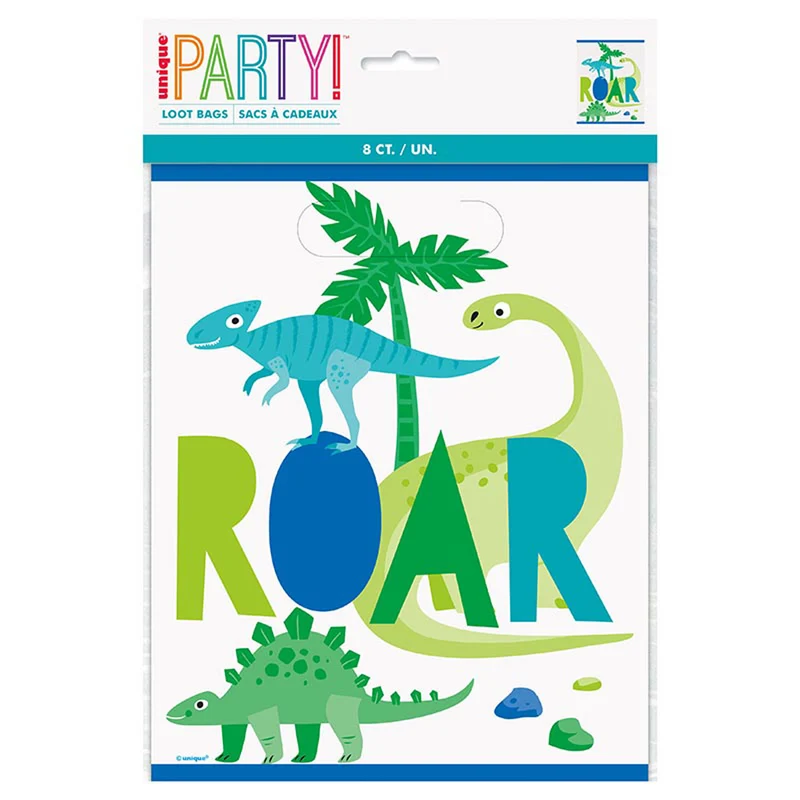Geschenktüte PVC Dino 8 Stk.
