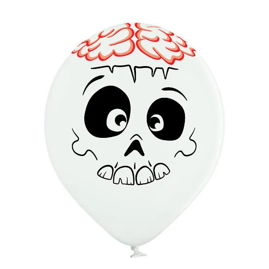 Luftballon Ø30cm "Cute and creepy" | 6 Stk. - Mix