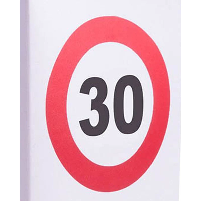 Ballongewicht 170g "Tüte Verkehrsschild #30"