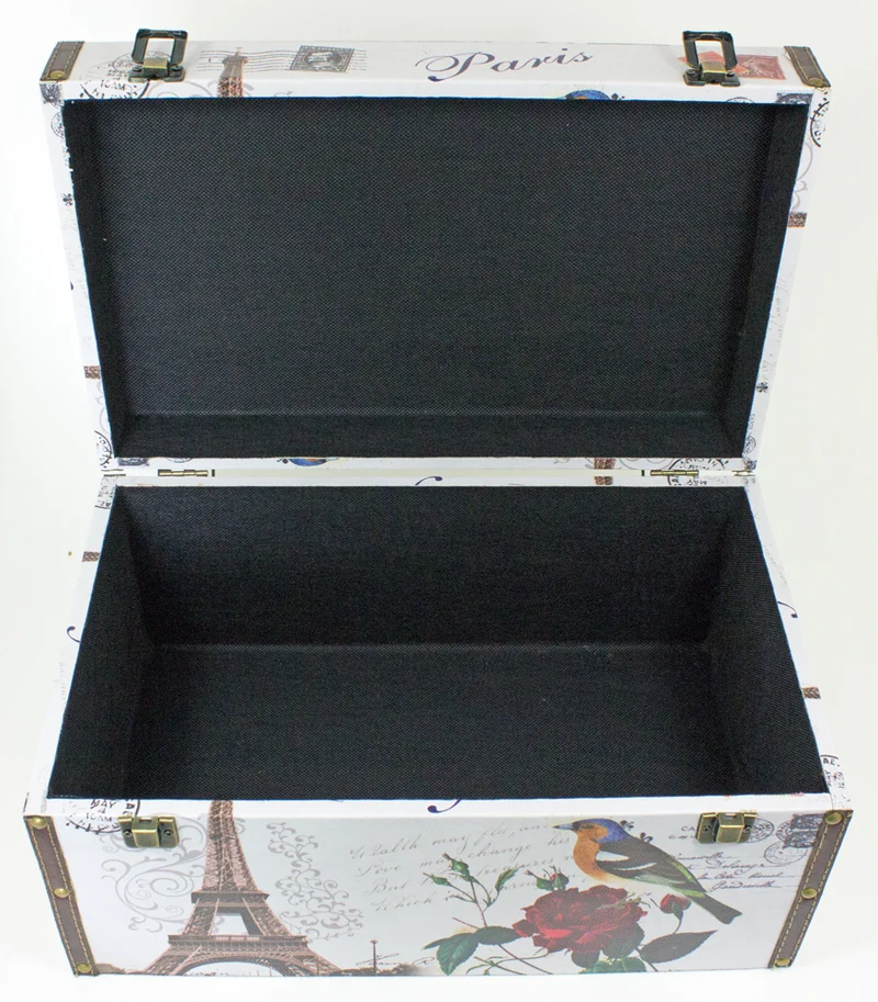 Schmuckkästchen Schatzkiste aus Holz "Paris"