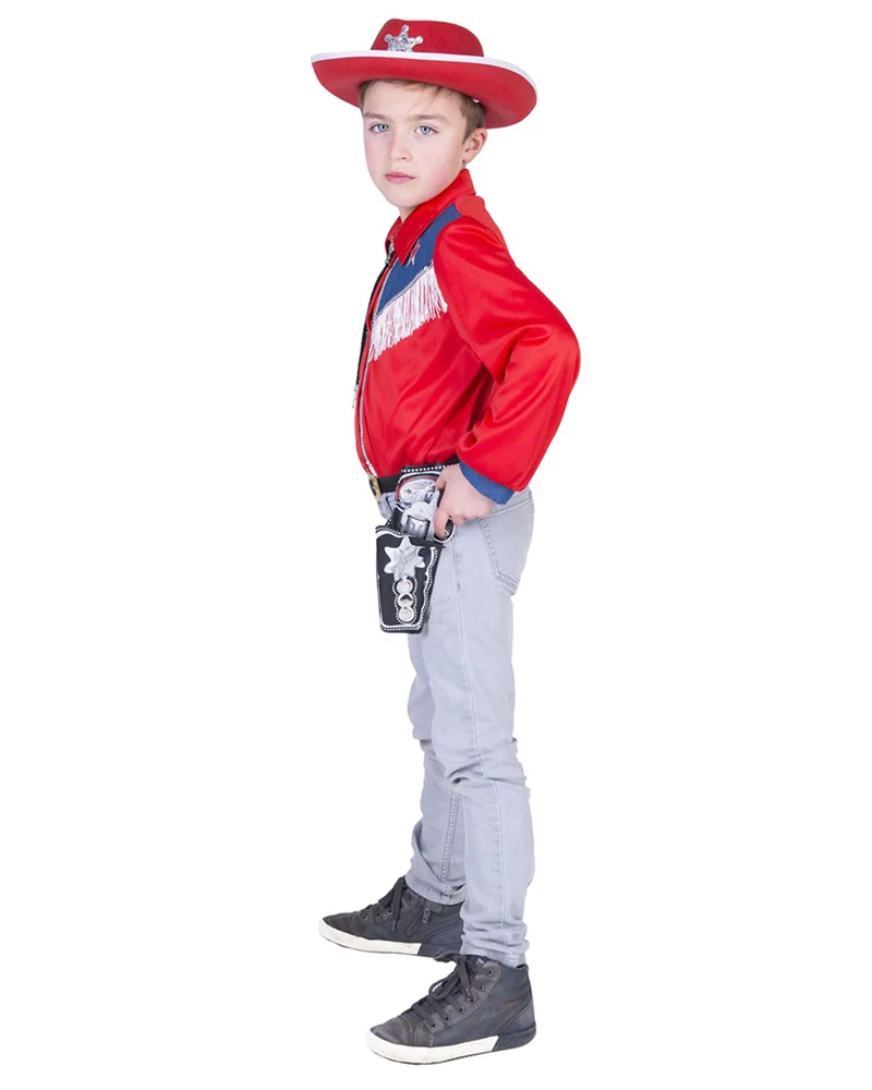 Wild West Cowboy Hemd mit Fransen für Kinder