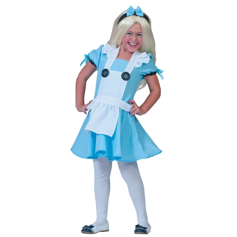 Alice Märchen Kostüm für Mädchen | Hellblau