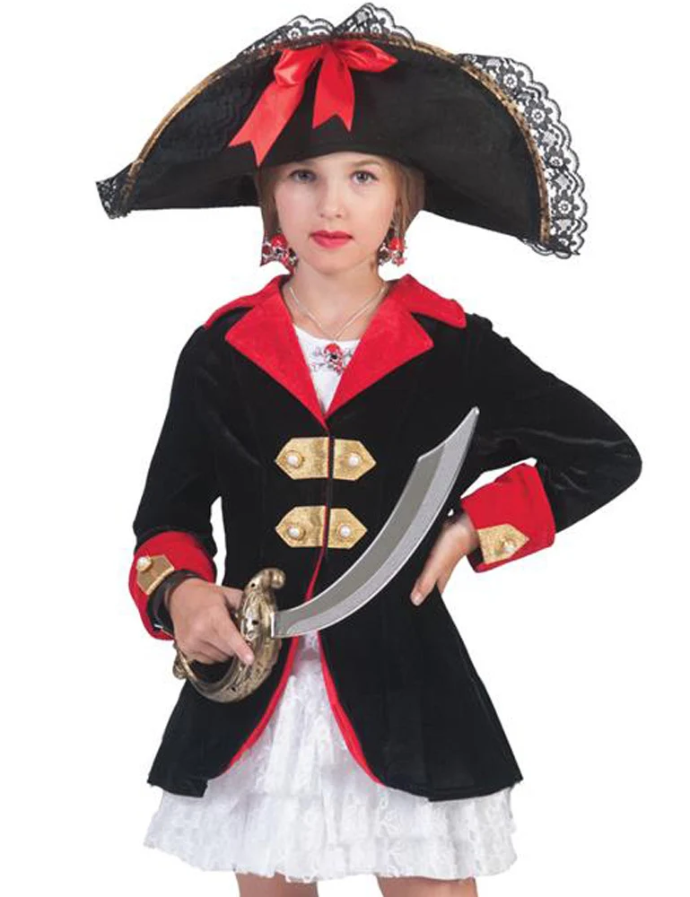 Piratin Elizabetha Kostüm für Kinder