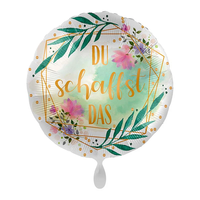 18"/Ø43cm Folienballon "DU schaffst DAS"
