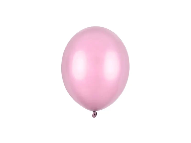 100 Stk. Latexballon Ø12cm "Uni Metallic" | Candy Pink