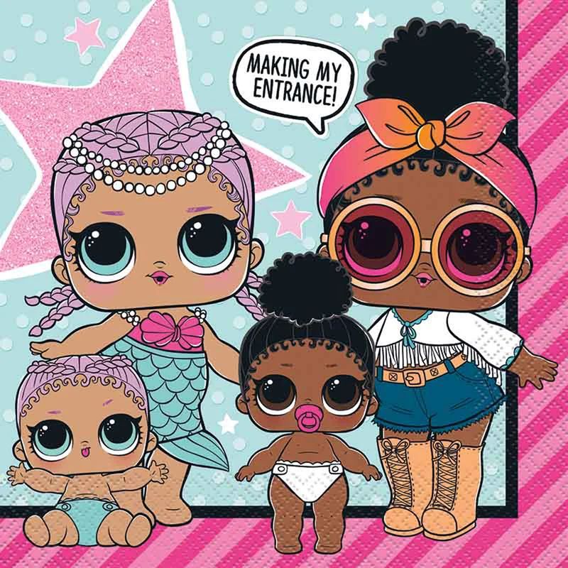 LOL Surprise! Servietten 16Stk./33x33cm
