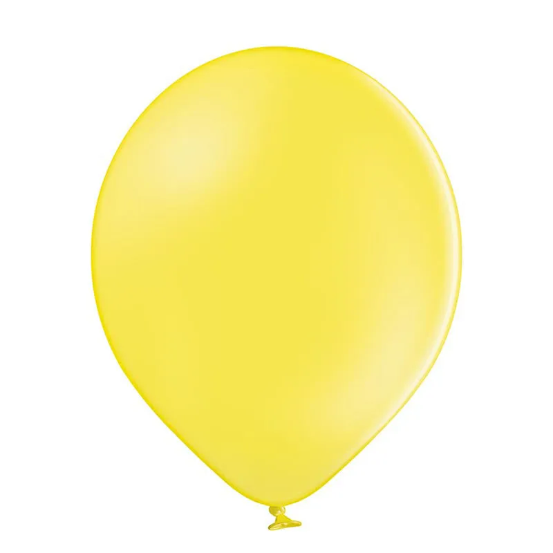 25 Stk. Luftballon Unifarben Ø 12cm | Gelb