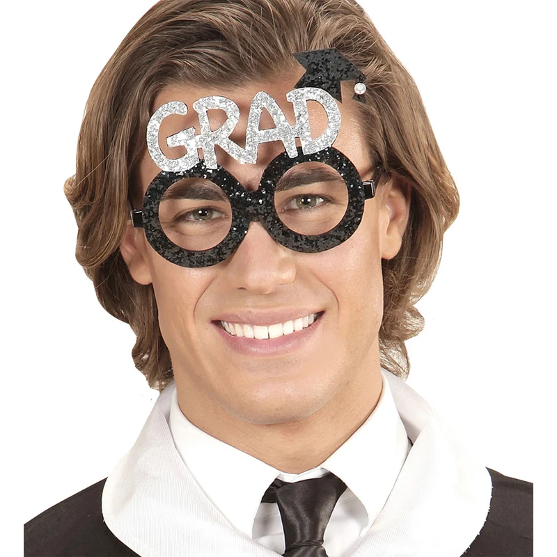 Brille "Absolvent" | Schwarz - Schulabschluss