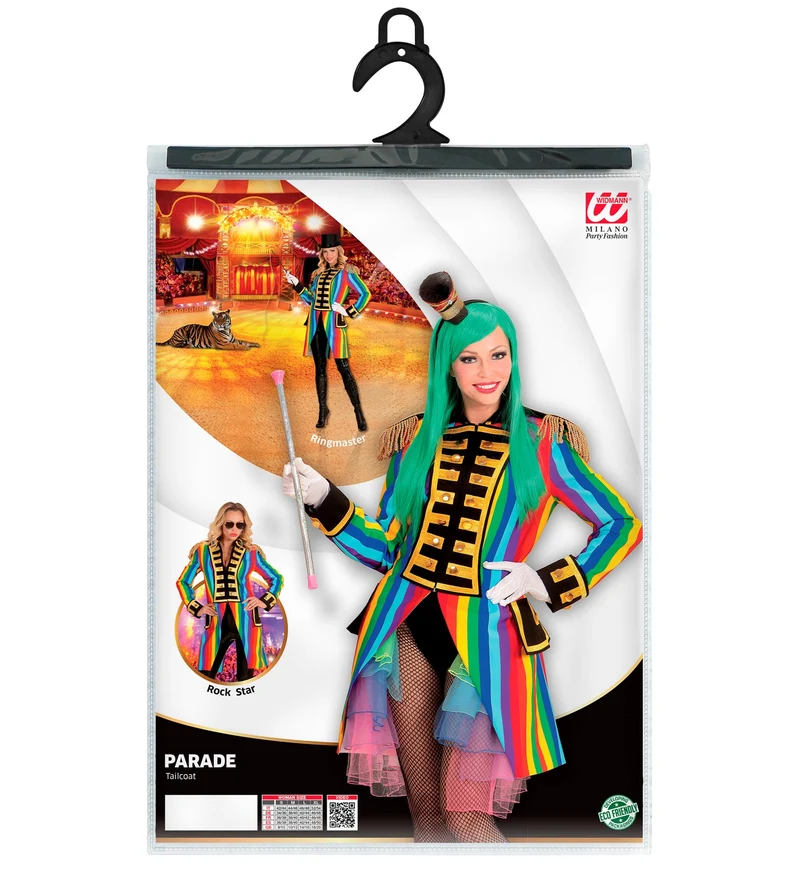 Parade Frack "Rainbow" für Damen | Mehrfarbig