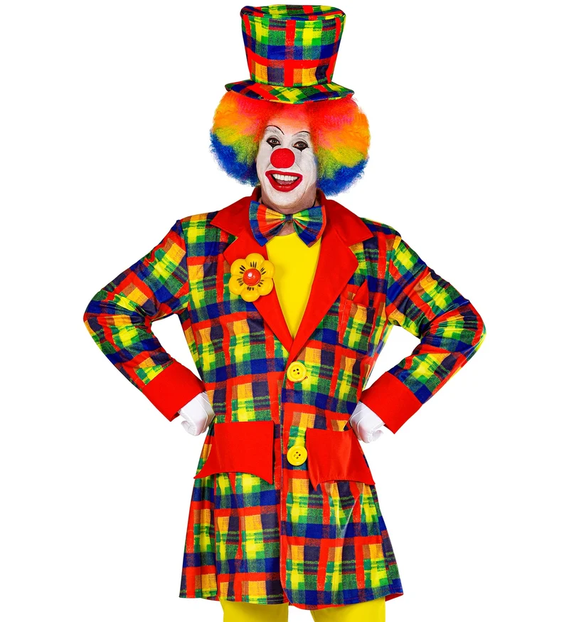 Clown Kostüm "Bailey" für Erwachsene | Mehrfarbig