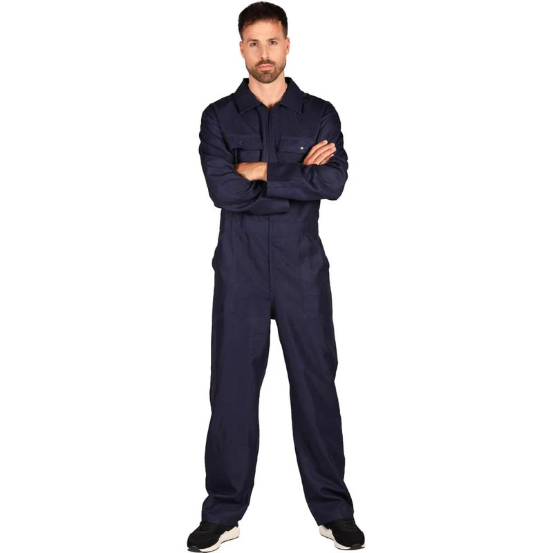 Kostüm für Herren "Michael Halloween" | Overall Langarm Dunkelblau