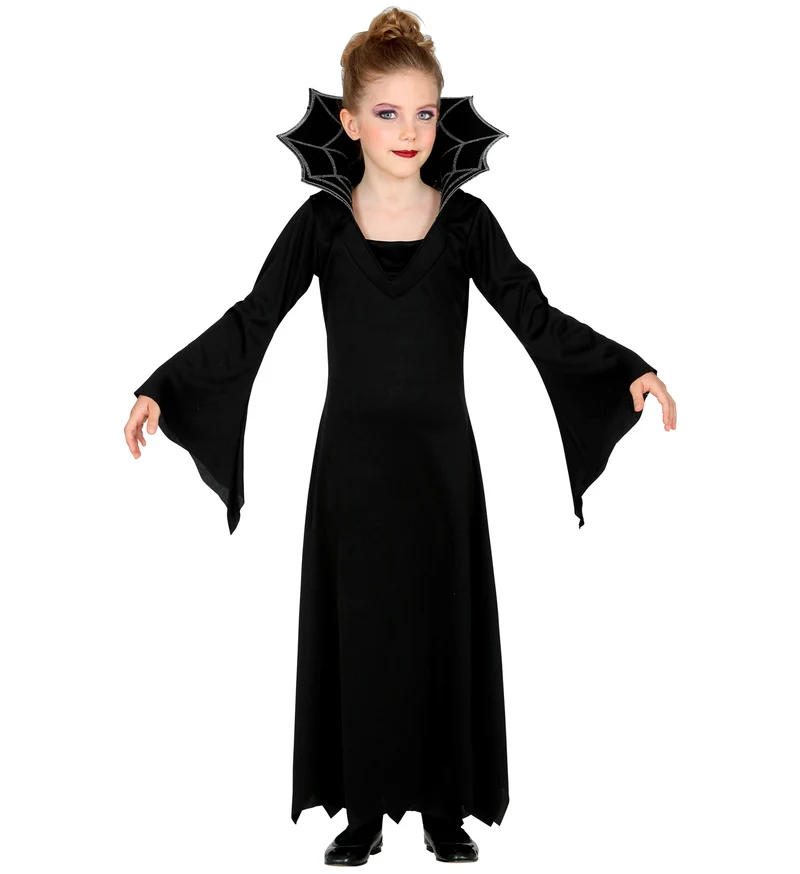Kostüm Kid Vampirin (Kleid, Kragen)