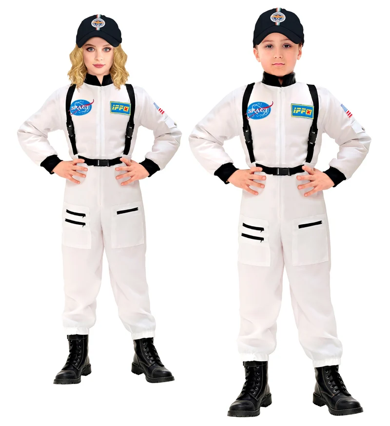 Astronaut Kostüm "Space" für Kinder | Weiß