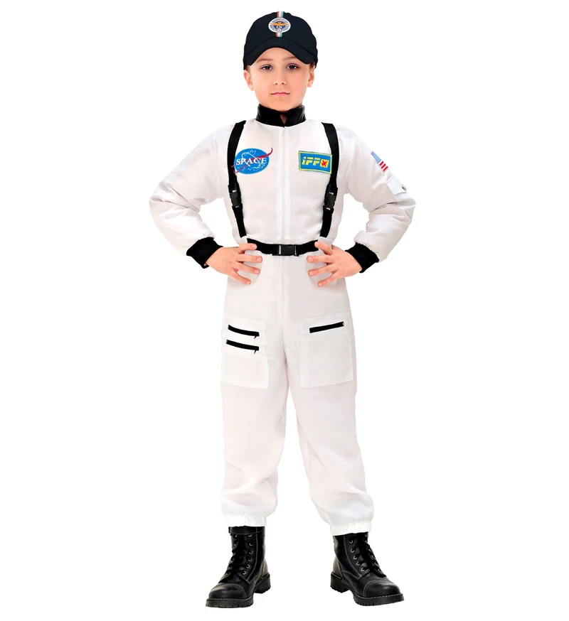Astronaut Kostüm "Space" für Kinder | Weiß
