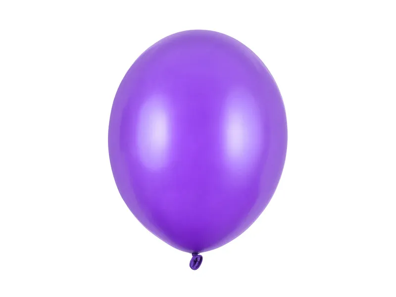 50 Stk. Luftballon Ø30cm "Uni Metallic" | Lila