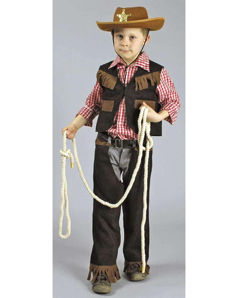 Cowboy Clive Kostüm für Kinder 3-tlg.