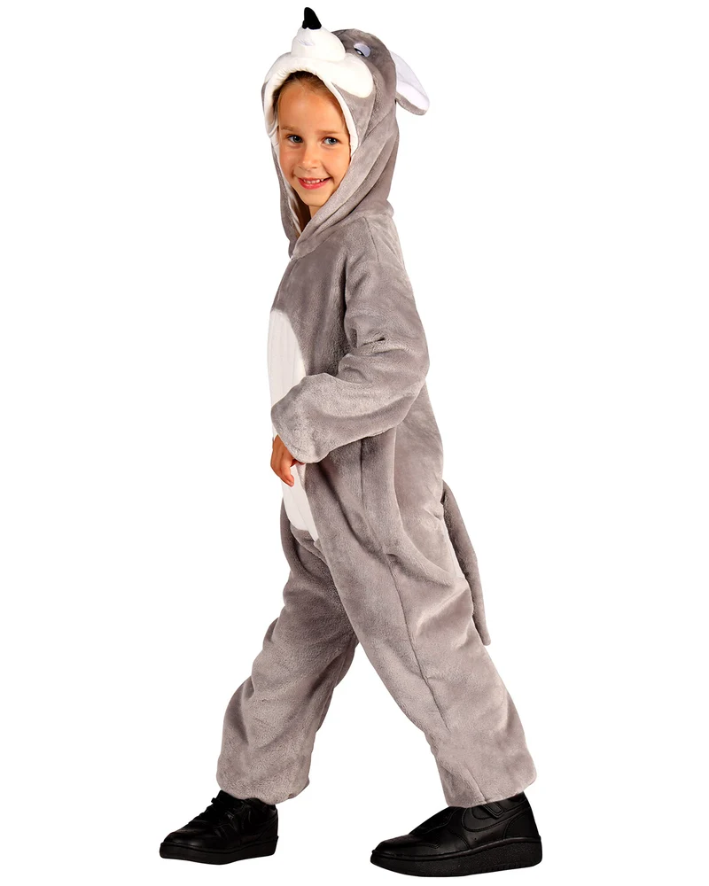 Maus Kinderkostüm | Grau - Overall
