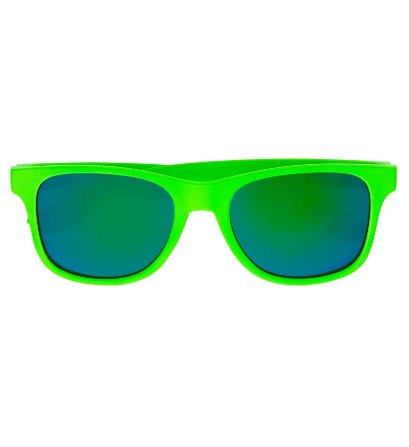 80er Jahre Brille mit Revo Gläsern | Neon Grün