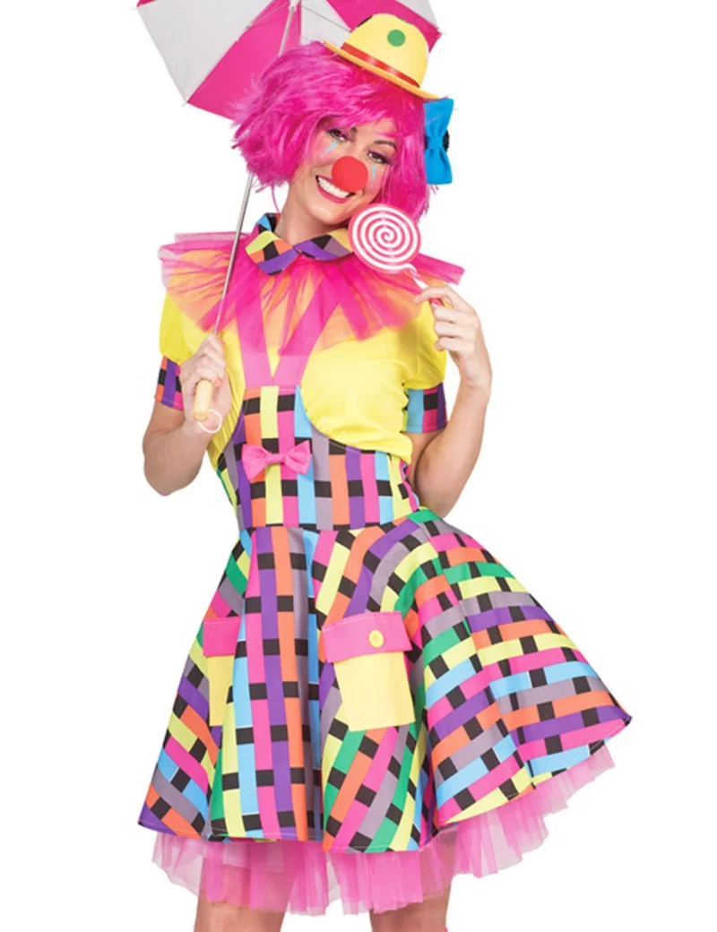 Clown Kostüm "Flicka" für Damen | Zirkus Kleid