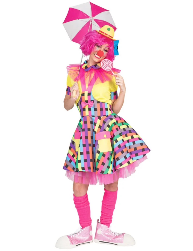 Clown Kostüm "Flicka" für Damen | Zirkus Kleid