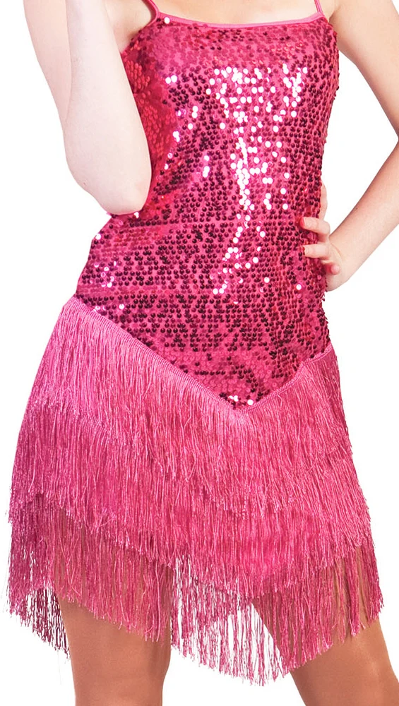 Charleston Kleid Marlene für Damen - Pink