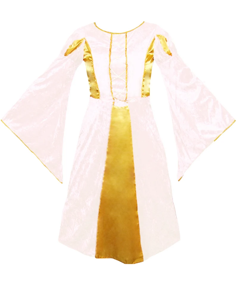 Burgfräulein Kostüm "Prinzessin Helena" für Mädchen | Rosa Gold