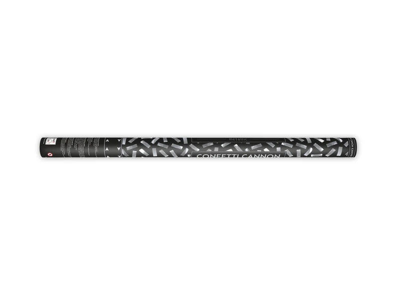 Konfettishooter Silber 80cm
