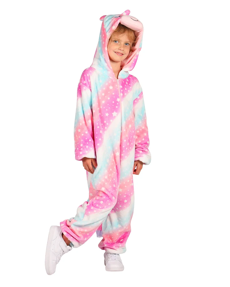 Einhorn Kinderkostüm | Mehrfarbig - Overall