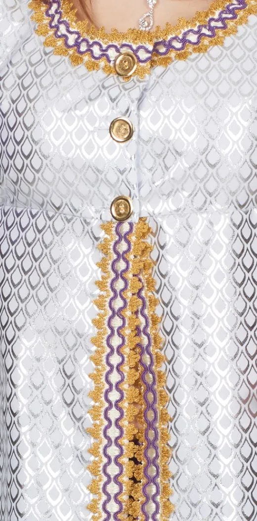 Orientalische Prinzessin Nadira Kostüm für Damen - Weiß / Lila