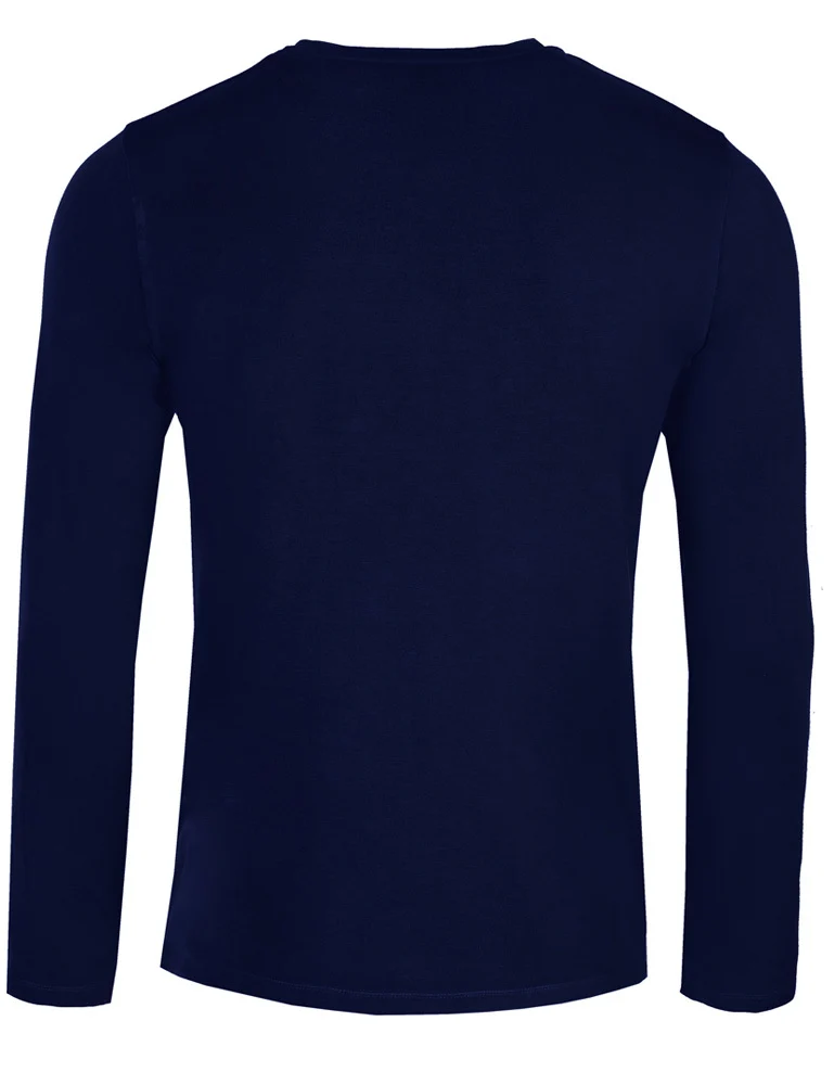 Piz Palü Herren Langarmshirt "Unterammergau" | 020030 - Marine
