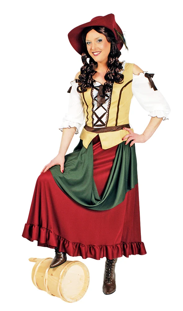 Tavernen Mädchen Kostüm Mittelalter Damen