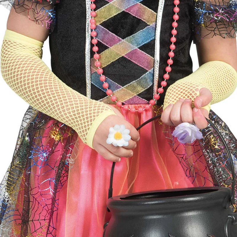 Hexen Kostüm "Summer" für Mädchen | Schwarz Pink