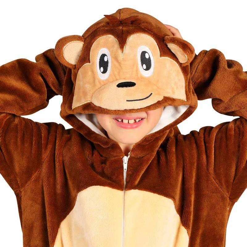 Affe Kinderkostüm | Braun - Overall
