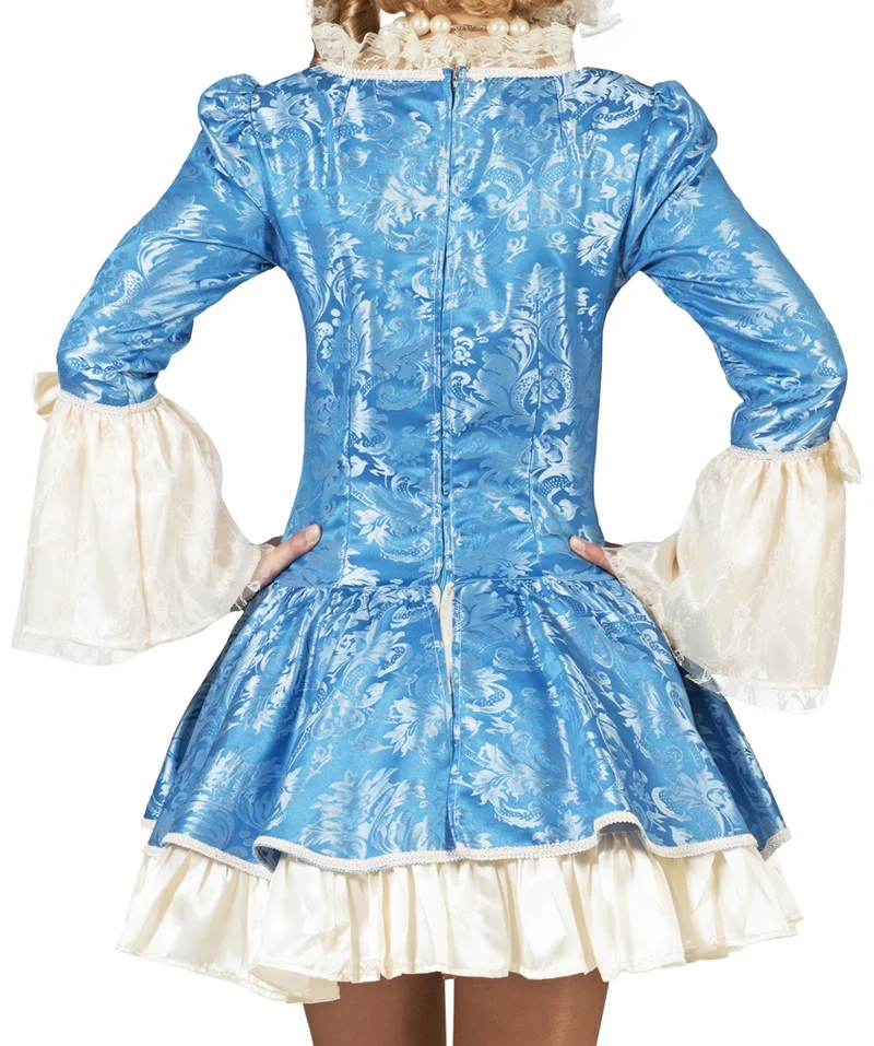 Barock Kostüm "Johanna" für Damen - Hellblau | Kurzes Kleid Rokoko Gräfin
