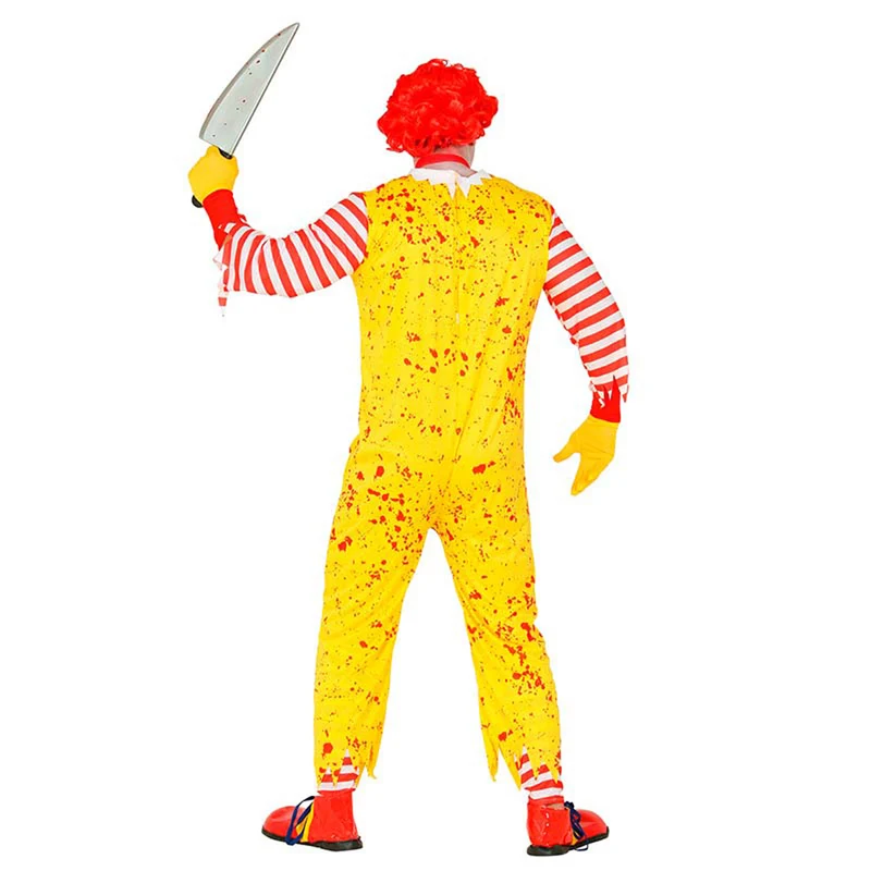 Kostüm Killerclown Gelb