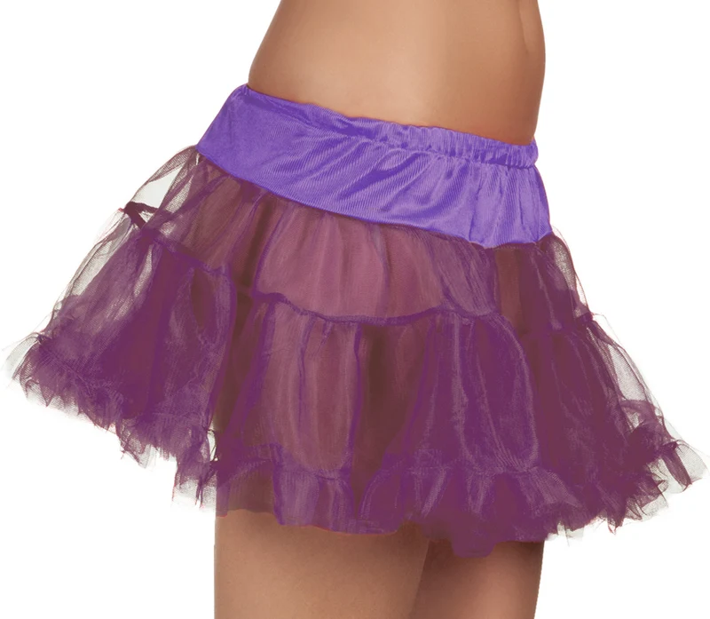 Mini Petticoat Rock 36 cm Lila