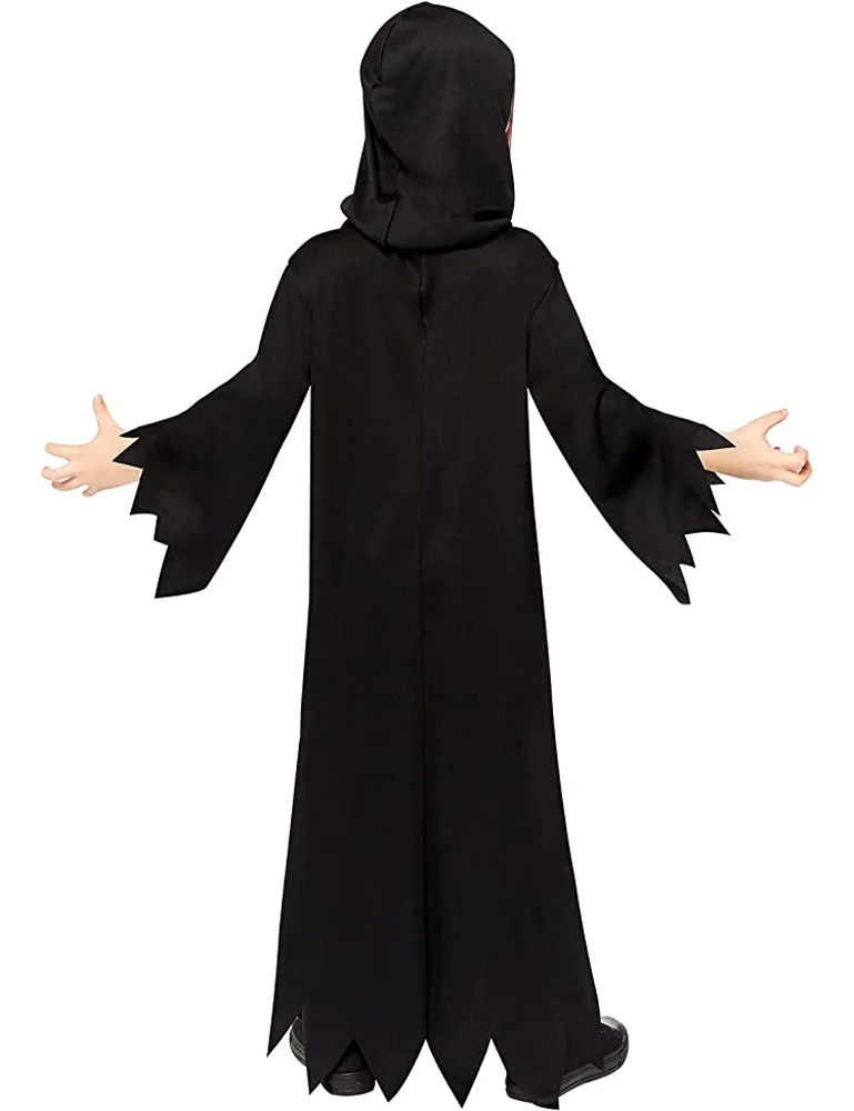 Halloween Kinderkostüm "Gaming Reaper" mit Skelett Maske | Horror Grusel Sensenmann