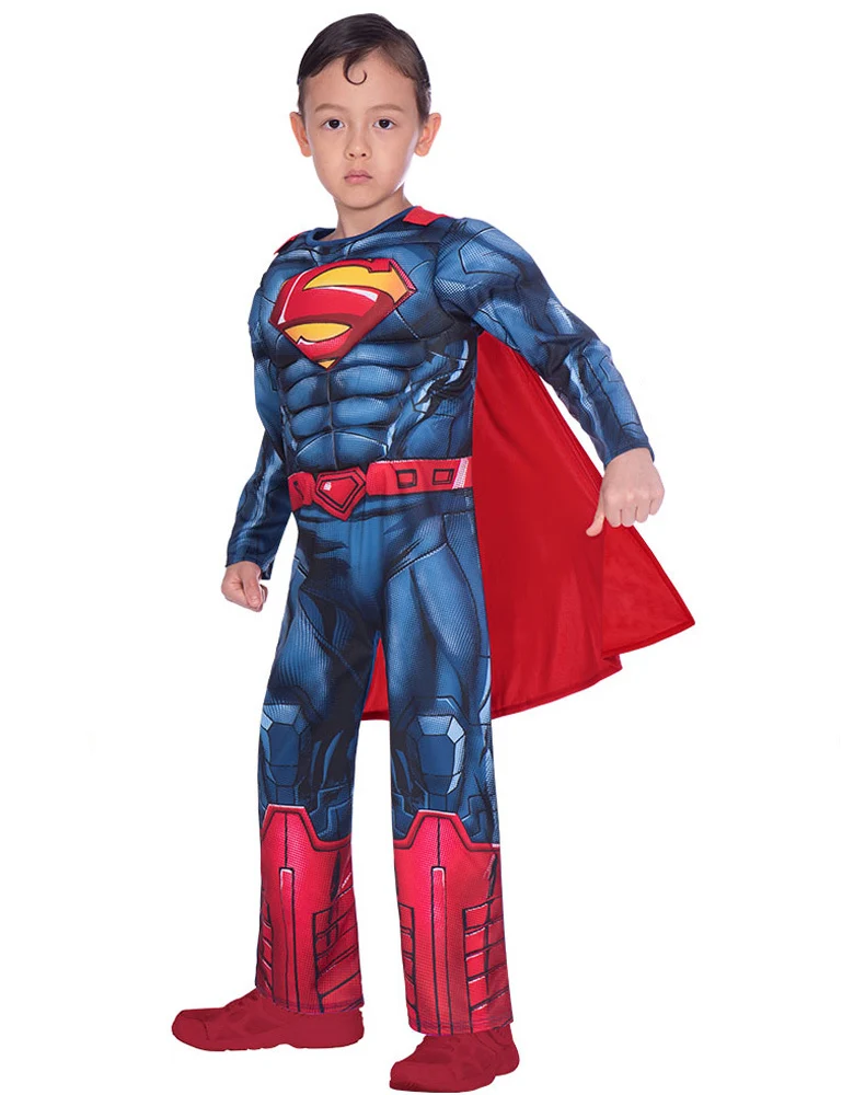 Superman Kostüm Classic für Jungen - Rot Blau | DC Super Heroes Kinderkostüm