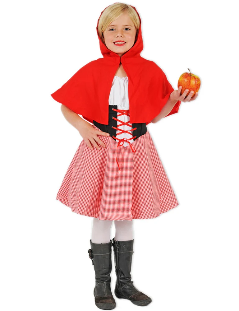 Rotkäppchen Kostüm mit Petticoat