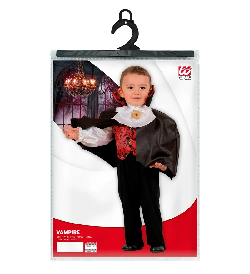 Vampir Kostüm "Dracula" Kleinkind Kostüm | Anzug mit Umhang