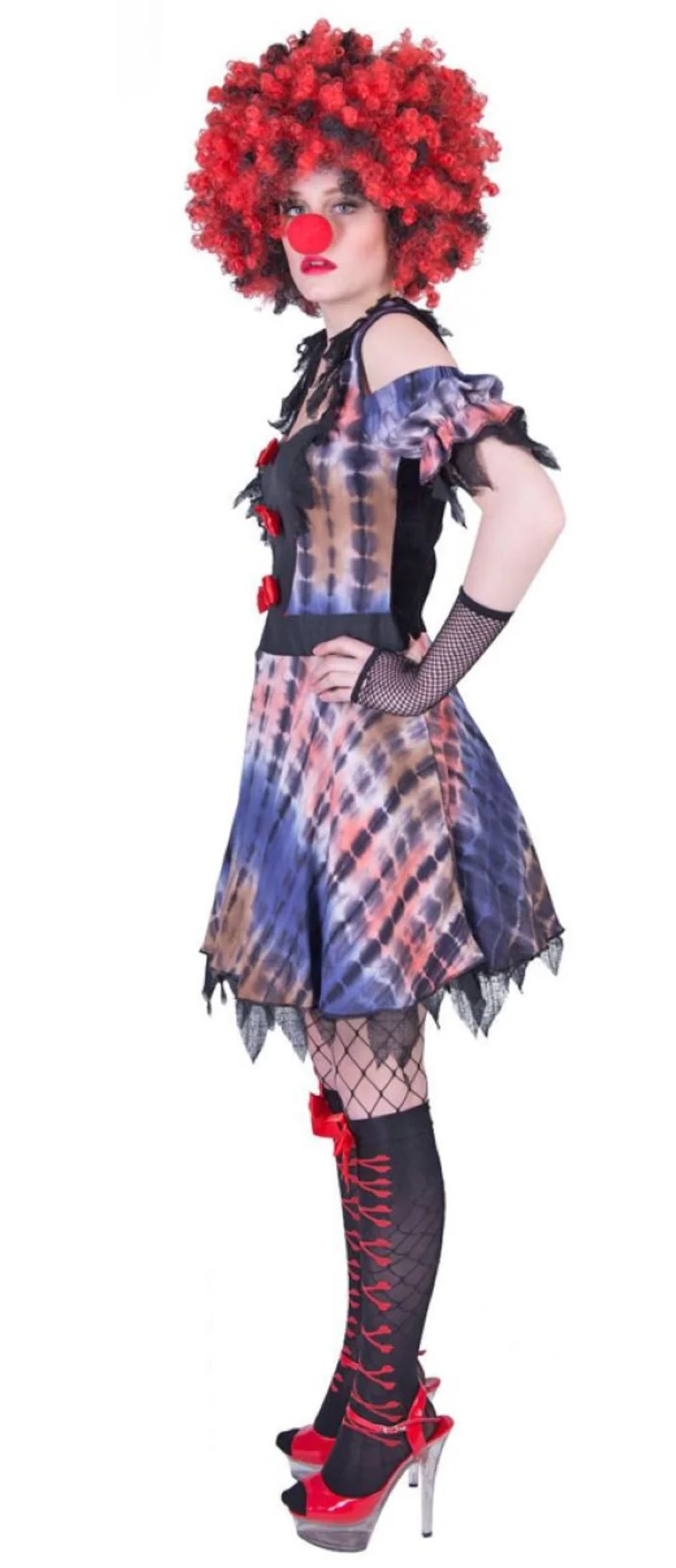 Grusel Killer Clown Lea - Kostüm für Damen