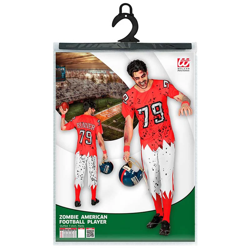 Kostüm Zombie Footballer (Shirt, Hose)