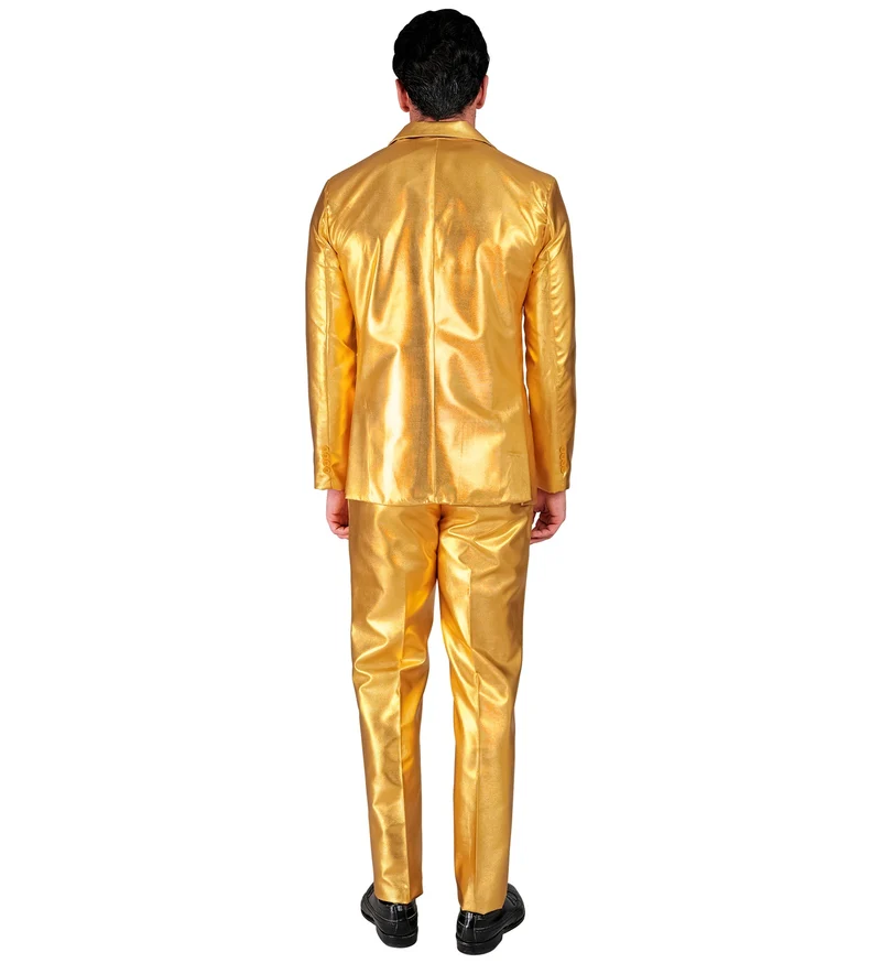 Designer Anzug "Mr. Gold" 2-tlg. | Gold - Herren Kostüm