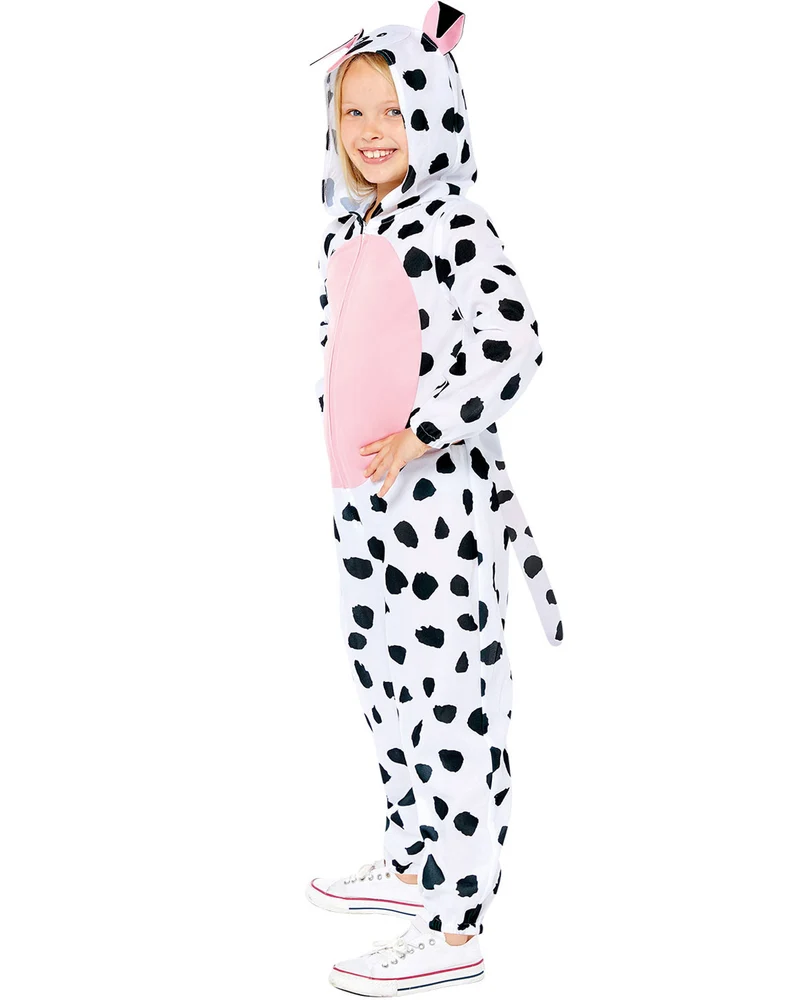 Dalmatiner Kostüm für Kinder - Onesie | Overall Tierkostüm Hundekostüm