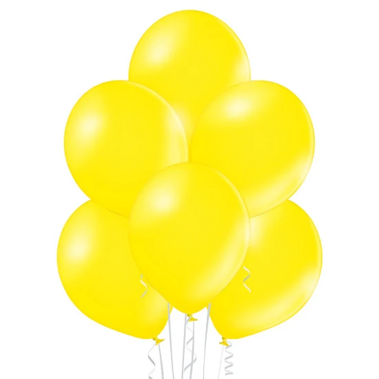 25 Stk. Luftballon Uni Metallic Ø 30cm | Gelb #082